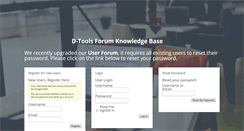 Desktop Screenshot of d-toolsforum.com
