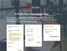 Tablet Screenshot of d-toolsforum.com